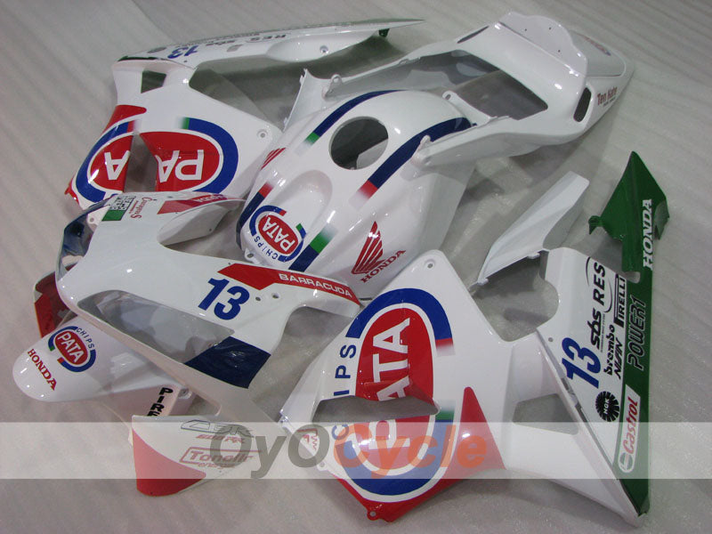Injection Fairing kit for 03-04 CBR600RR - Red, White - PATA #OYO87904900 Secondary image
