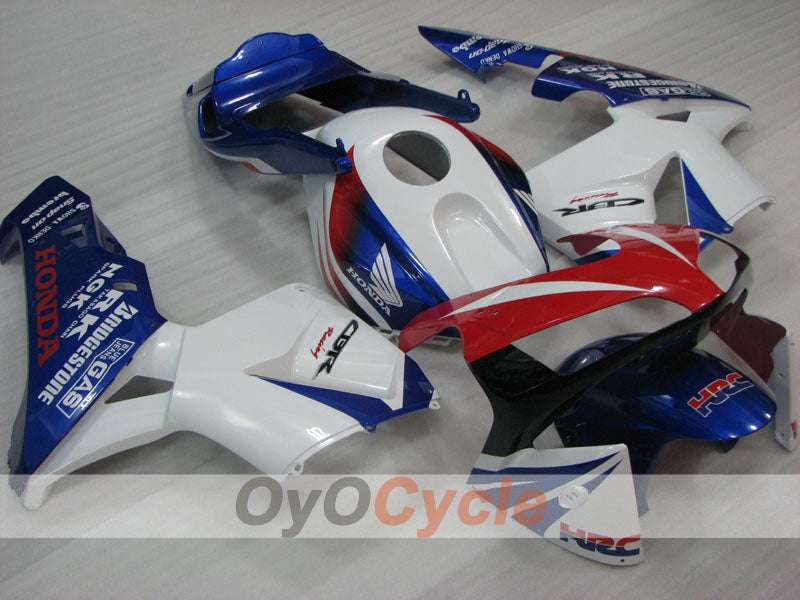 Injection Fairing kit for 03-04 CBR600RR - Blue, White - Factory Style #OYO87904909 Main image
