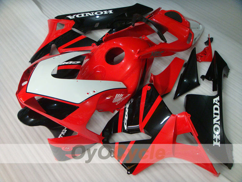 Injection Fairing kit for 03-04 CBR600RR - Red, Black - Factory Style #OYO87904914 Secondary image