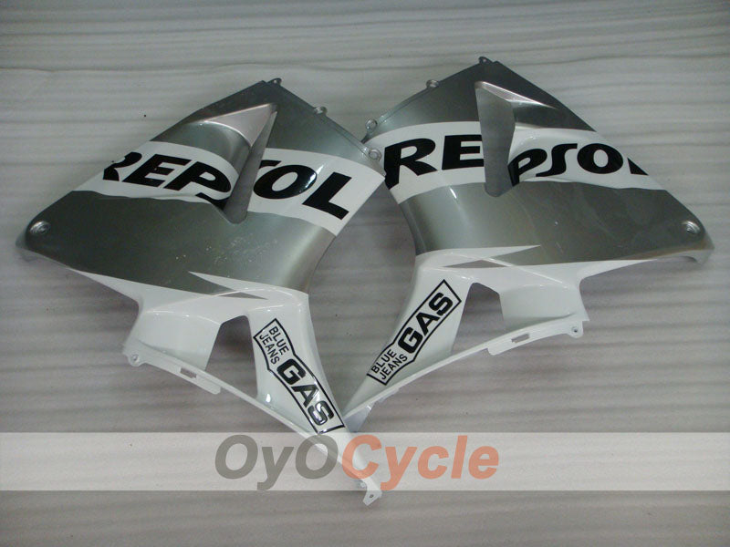 Injection Fairing kit for 05-06 CBR600RR - Silver - MICHELIN, RK, Repsol #OYO87904916