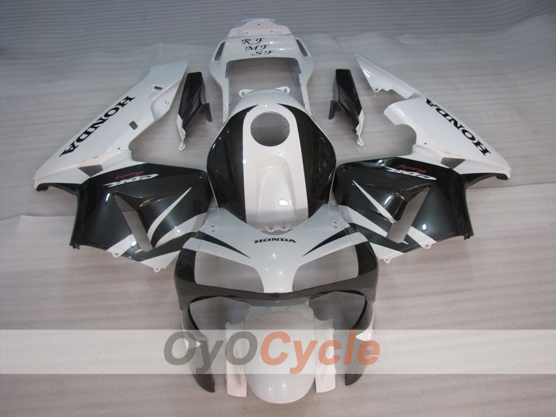 Injection Fairing kit for 05-06 CBR600RR - White, Black - Factory Style #OYO87904917 Secondary image