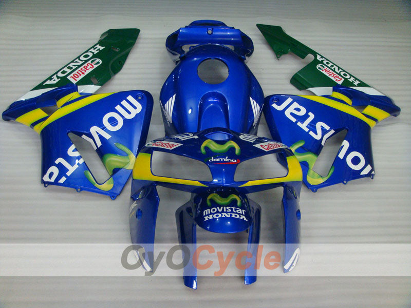 Injection Fairing kit for 05-06 CBR600RR - Yellow, Blue - Castrol, MICHELIN, Movistar #OYO87904926 Secondary image