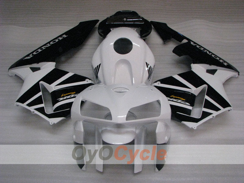 Injection Fairing kit for 05-06 CBR600RR - White, Black - Factory Style #OYO87904927 Secondary image