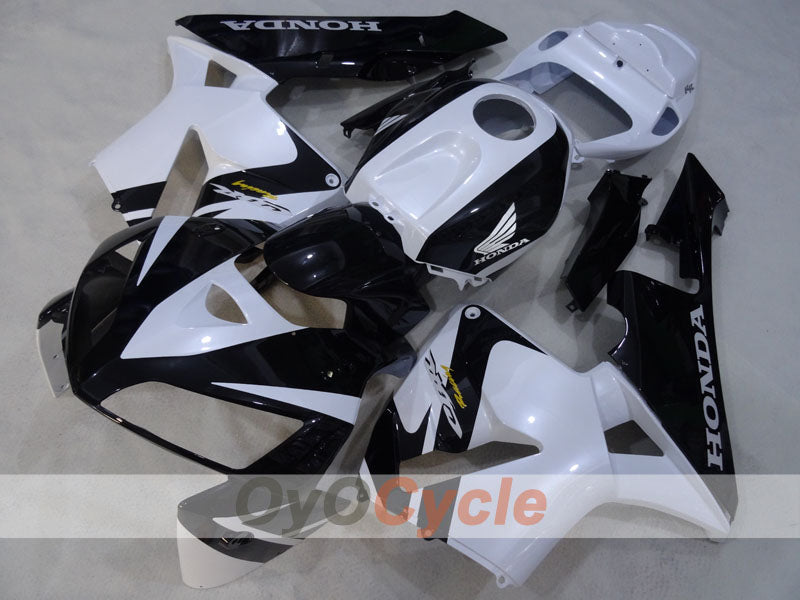 Injection Fairing kit for 05-06 CBR600RR - White, Black - Factory Style #OYO87904929 Main image