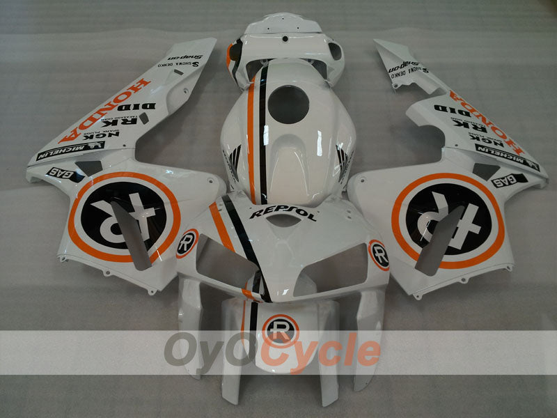 Injection Fairing kit for 05-06 CBR600RR - White - MICHELIN, RK, Repsol #OYO87904934 Secondary image