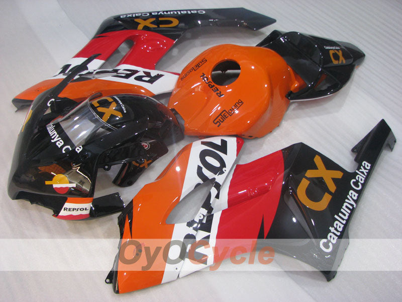 Injection Fairing kit for 04-05 CBR1000RR - Orange, Black, Matte - Repsol CX #OYO87904951 Secondary image