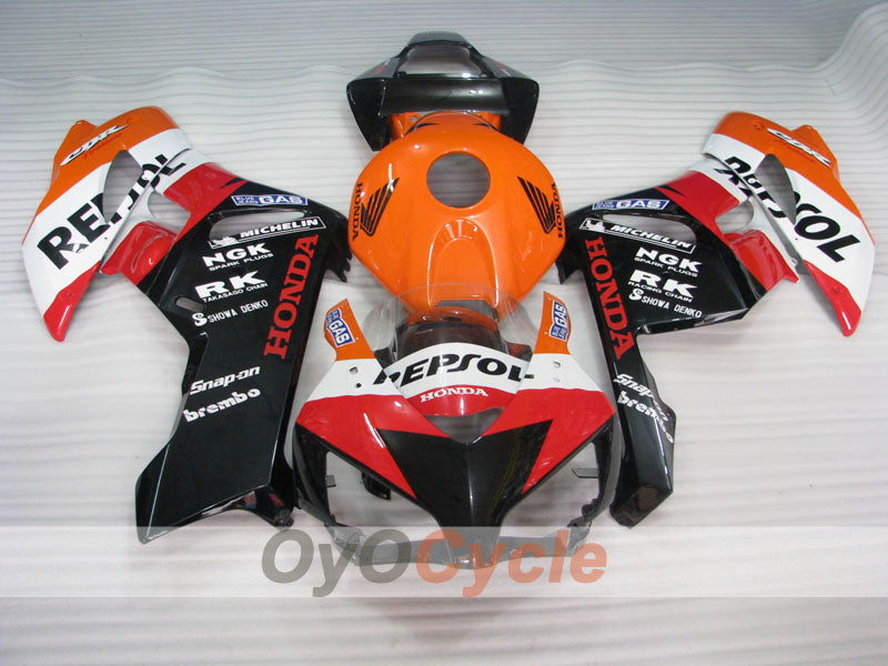 Injection Fairing kit for 04-05 CBR1000RR - Orange, Black - Repsol #OYO87904966 Secondary image