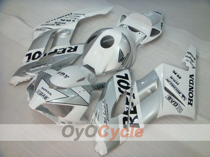 Injection Fairing kit for 04-05 CBR1000RR - White, Silver - Repsol #OYO87904967 Secondary image