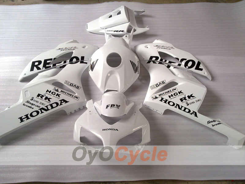 Injection Fairing kit for 04-05 CBR1000RR - White, Silver - Repsol #OYO87904968 Main image