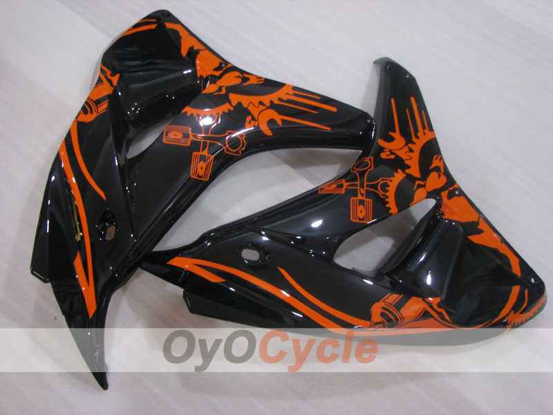 Injection Fairing kit for 06-07 CBR1000RR - Orange, Black - Customize #OYO87904982