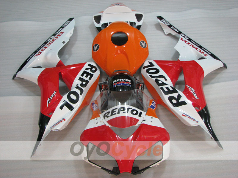 Injection Fairing kit for 06-07 CBR1000RR - Orange, White - Repsol #OYO87904990 Secondary image