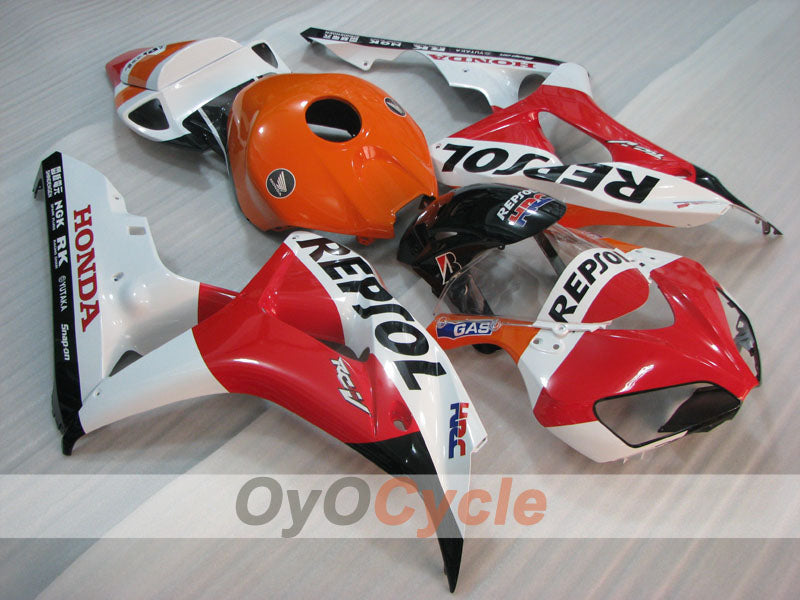 Injection Fairing kit for 06-07 CBR1000RR - Orange, White - Repsol #OYO87904990 Main image