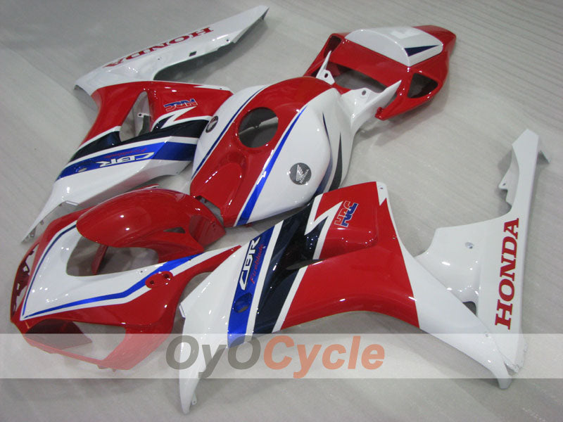 Injection Fairing kit for 06-07 CBR1000RR - Orange, White - HRC #OYO87904992 Main image