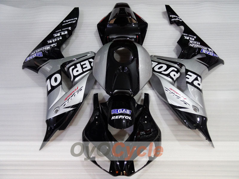 Injection Fairing kit for 06-07 CBR1000RR - Black, Grey - Repsol #OYO87904993 Secondary image