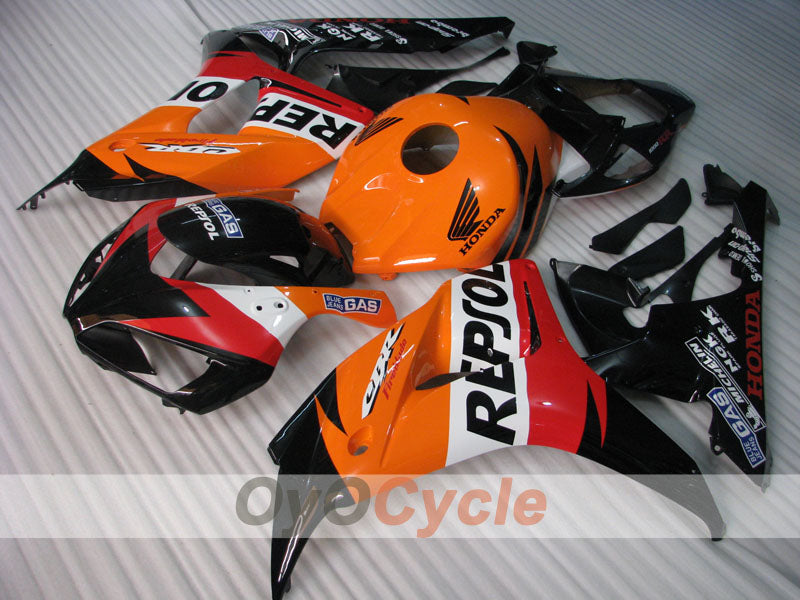 Injection Fairing kit for 06-07 CBR1000RR - Orange, Black - Repsol #OYO87905003