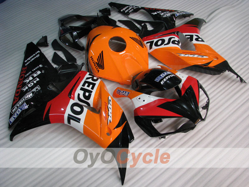 Injection Fairing kit for 06-07 CBR1000RR - Orange, Black - Repsol #OYO87905003