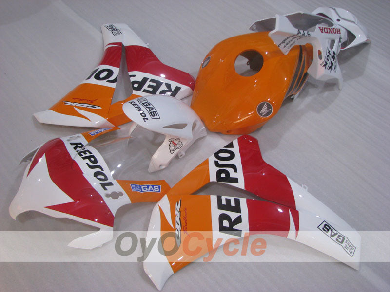 Injection Fairing kit for 08-11 CBR1000RR - Red, Orange, White - Repsol #OYO87905011 Secondary image