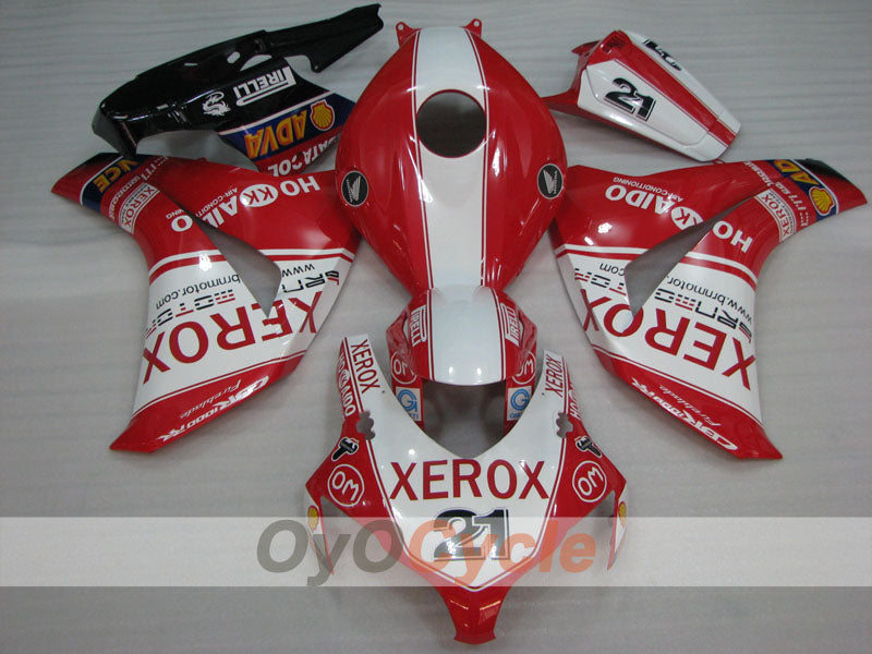 Injection Fairing kit for 08-11 CBR1000RR - Red, White - Xerox #OYO87905012 Secondary image