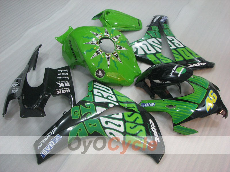 Injection Fairing kit for 08-11 CBR1000RR - Green - Rossi #OYO87905015 Secondary image