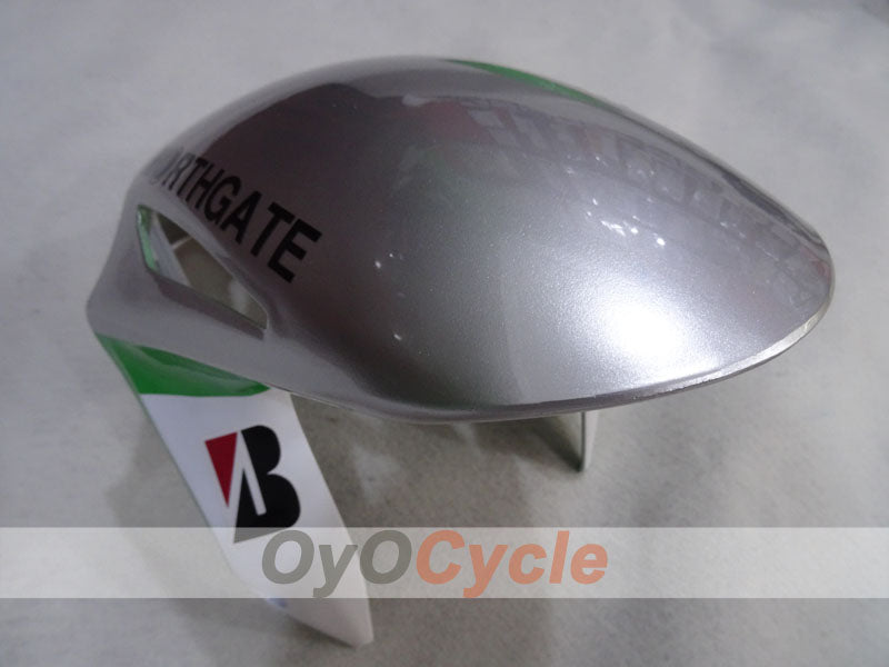 Injection Fairing kit for 08-11 CBR1000RR - Green, Silver - DRIVE #OYO87905016