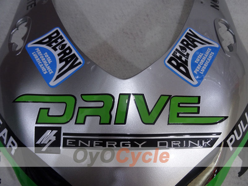 Injection Fairing kit for 08-11 CBR1000RR - Green, Silver - DRIVE #OYO87905016