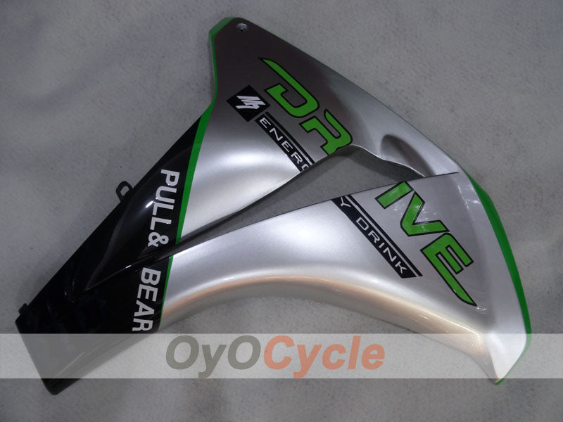 Injection Fairing kit for 08-11 CBR1000RR - Green, Silver - DRIVE #OYO87905016