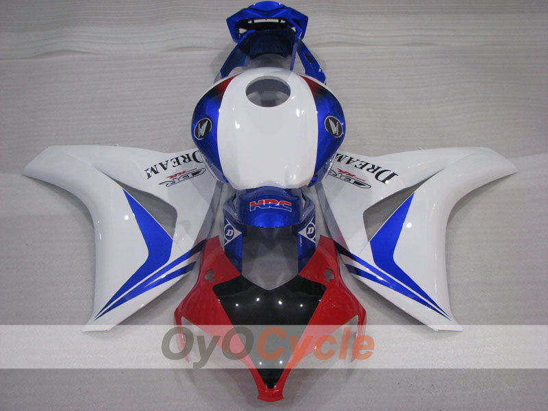 Injection Fairing kit for 08-11 CBR1000RR - Red, White - Dream #OYO87905027 Secondary image