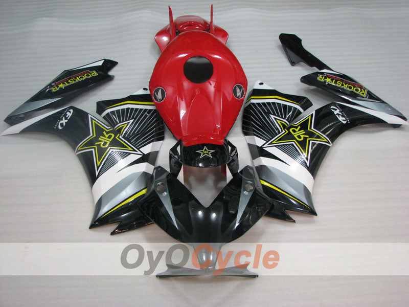 Injection Fairing kit for 12-16 CBR1000RR - Red, Black - Rockstar #OYO87905035