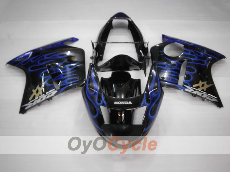 Injection Fairing kit for 96-07 CBR1100XX - Blue, Black - Flame #OYO87905045 Secondary image