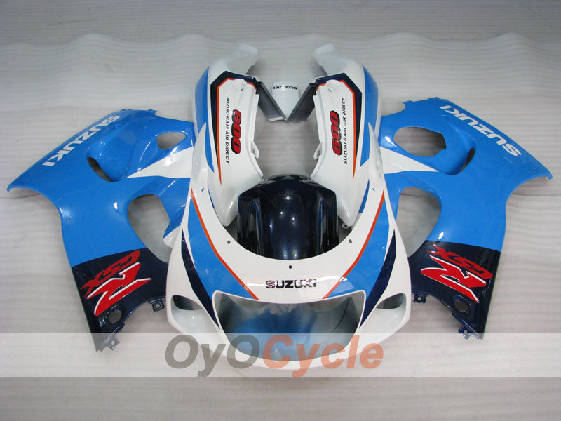 Fairing kit for 97-00 Suzuki GSXR600 - Blue, White - Factory Style #OYO87905051