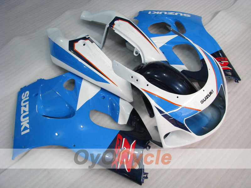 Fairing kit for 96-99 Suzuki GSXR750 - Blue, White - Factory Style #OYO87905065 Secondary image