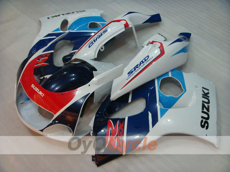 Fairing kit for 96-99 Suzuki GSXR750 - Blue, White - Factory Style #OYO87905072 Secondary image