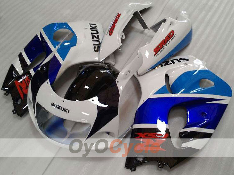 Fairing kit for 97-00 Suzuki GSXR600 - Blue, White, Black - Factory Style #OYO87905060 Main image
