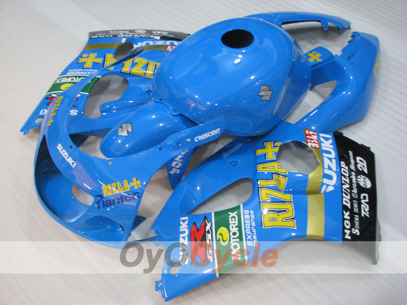 Fairing kit for 96-99 Suzuki GSXR750 - Blue, Black - MOTUL, Rizla+ #OYO87905077 Main image