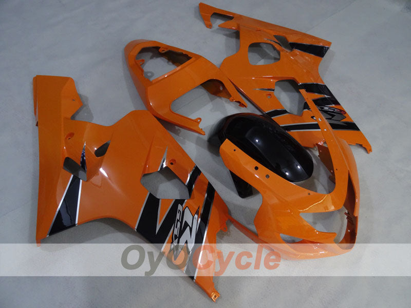Injection Fairing kit for 04-05 GSX R750 - Black, Silver - Factory Style #OYO87905266 Main image