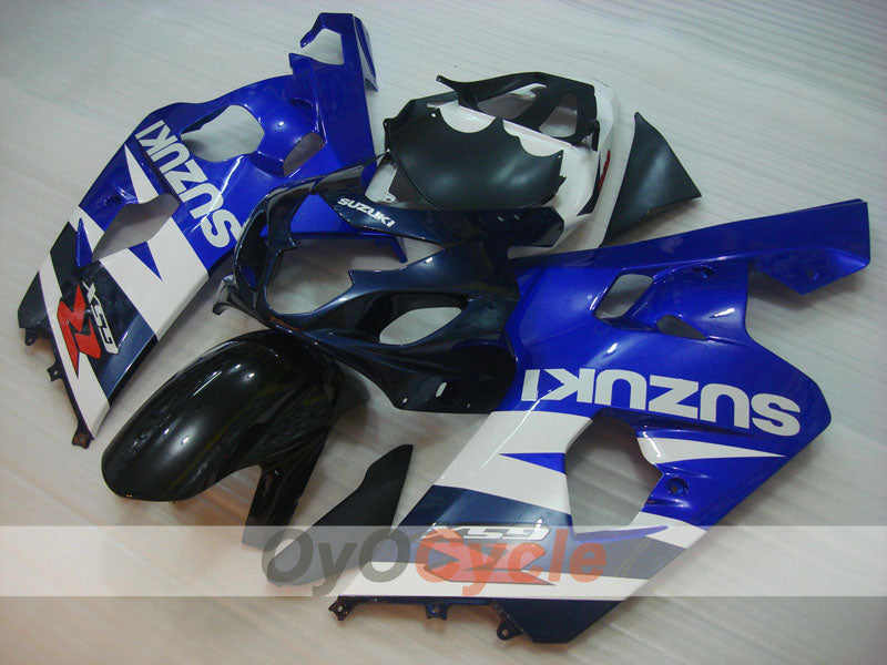 Injection Fairing kit for 04-05 GSXR600 - Blue, Black - Factory Style #OYO87905235