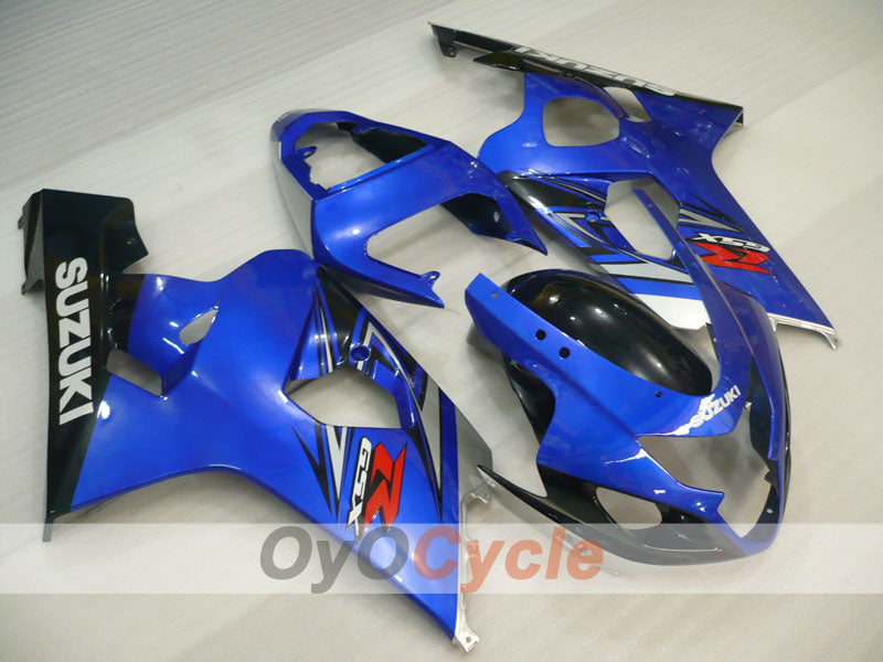 Injection Fairing kit for 04-05 GSXR600 - Blue, Black - Factory Style #OYO87905236 Main image