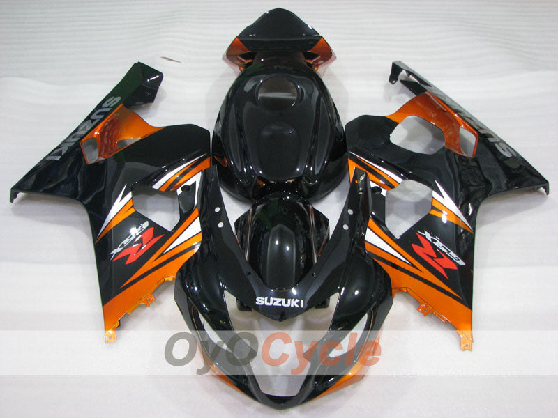Injection Fairing kit for 04-05 GSX R750 - Orange, Black - Factory Style #OYO87905278