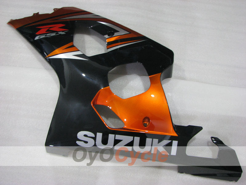Injection Fairing kit for 04-05 GSX R750 - Orange, Black - Factory Style #OYO87905278
