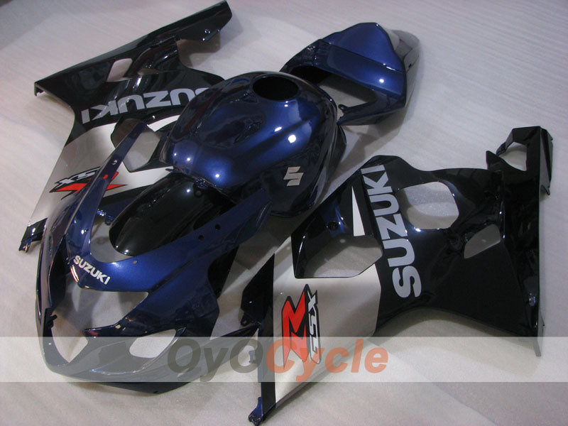 Injection Fairing kit for 04-05 GSX R750 - Blue, Black - Factory Style #OYO87905282 Main image