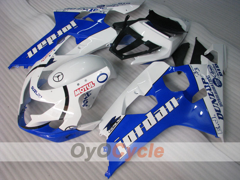 Injection Fairing kit for 04-05 GSXR600 - Blue, White - MOTUL #OYO87905247 Main image