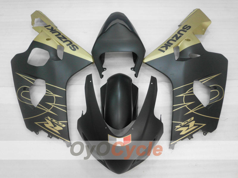 Injection Fairing kit for 04-05 GSX R750 - Black, Gold, Matte - Factory Style #OYO87905295 Secondary image