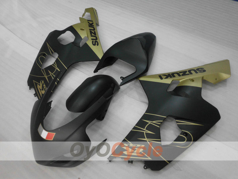 Injection Fairing kit for 04-05 GSXR600 - Yellow, Black, Matte - Factory Style #OYO87905255 Main image