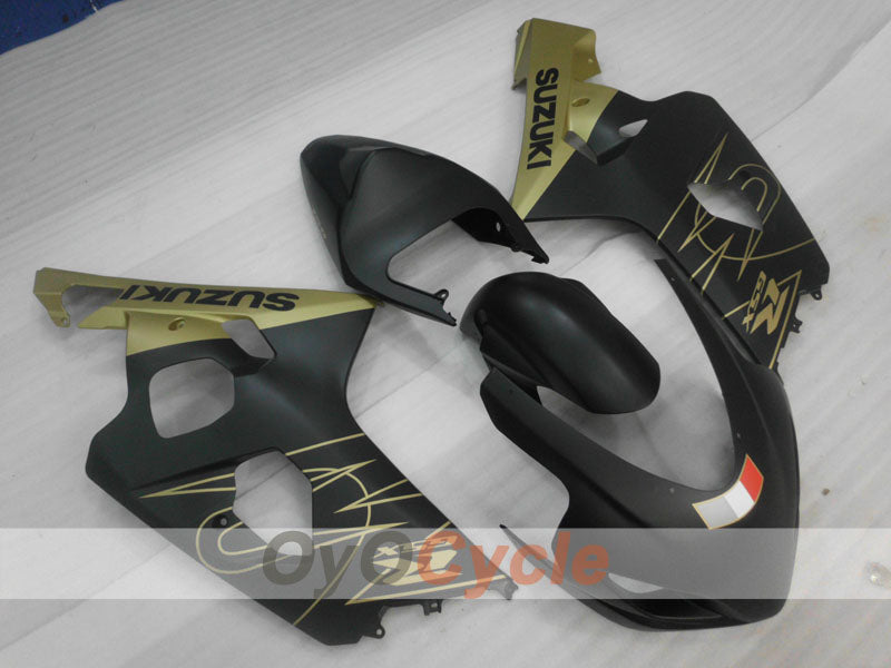 Injection Fairing kit for 04-05 GSXR600 - Yellow, Black, Matte - Factory Style #OYO87905255 Secondary image