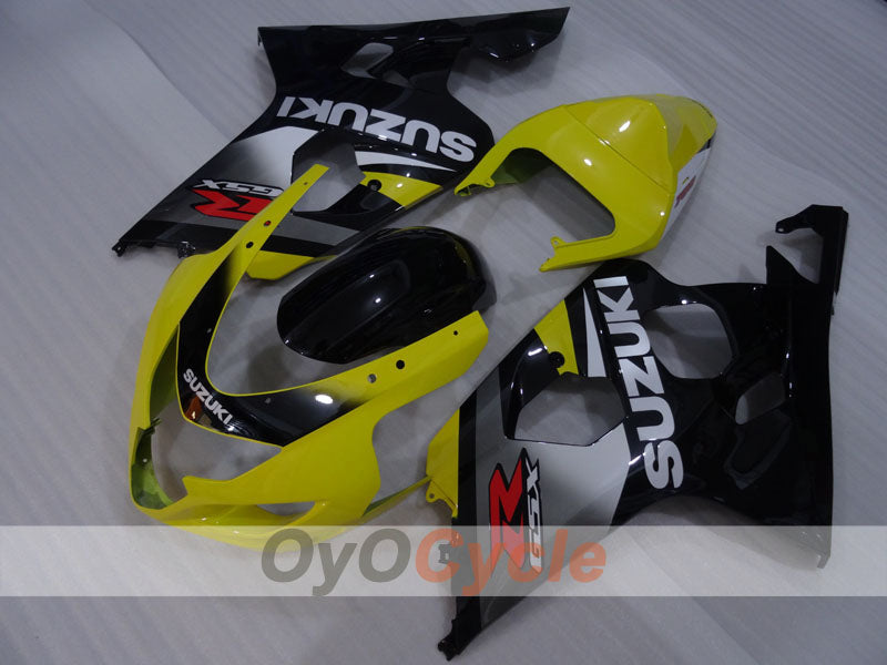 Injection Fairing kit for 04-05 GSX R750 - Yellow, Black - Factory Style #OYO87905296