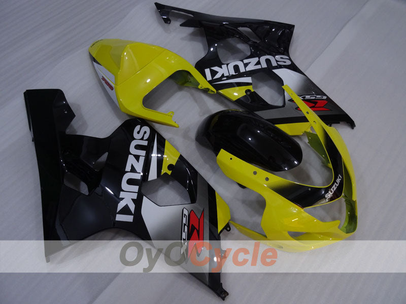 Injection Fairing kit for 04-05 GSX R750 - Yellow, Black - Factory Style #OYO87905296