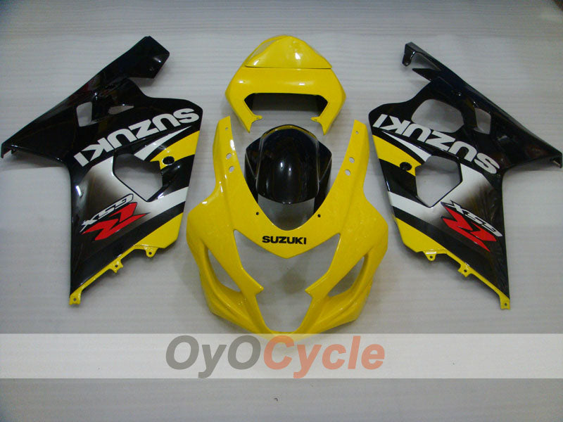 Injection Fairing kit for 04-05 GSXR600 - Yellow, Black - Factory Style #OYO87905257