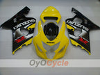 Injection Fairing kit for 04-05 GSXR600 - Yellow, Black - Factory Style #OYO87905257