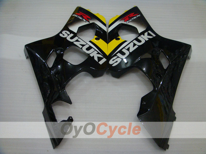 Injection Fairing kit for 04-05 GSXR600 - Yellow, Black - Factory Style #OYO87905257
