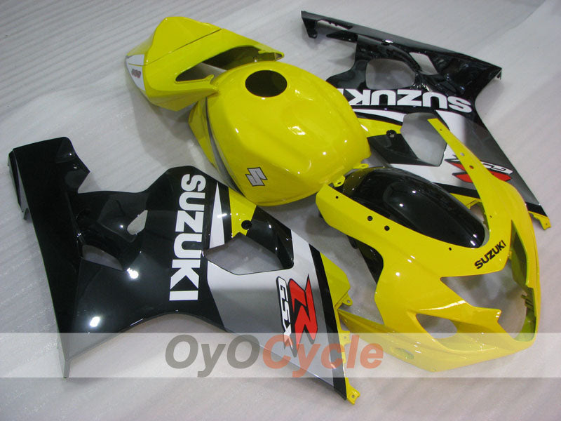 Injection Fairing kit for 04-05 GSXR600 - Yellow, Black - Factory Style #OYO87905259 Secondary image